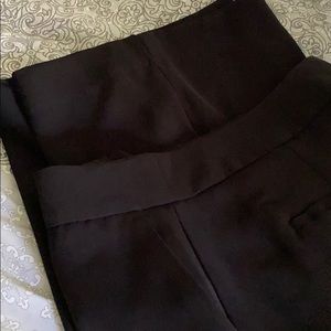 Wide leg ankle pants